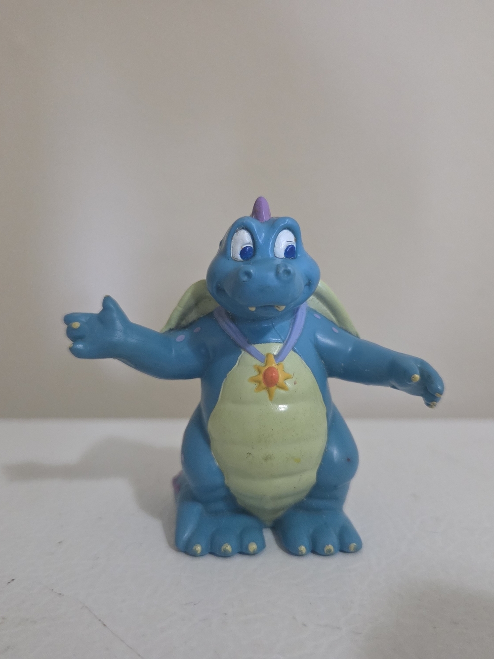 Dragon Tales Ord the Blue Dragon Toy 3" PVC Figure PBS Kids Vintage 2000 Hasbro